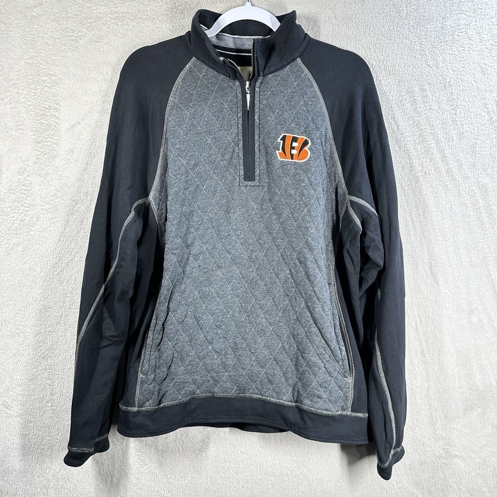 Tommy Bahama Football Cincinnati Bengals‎ Pullover Sweater Men's Size M Golf NFL